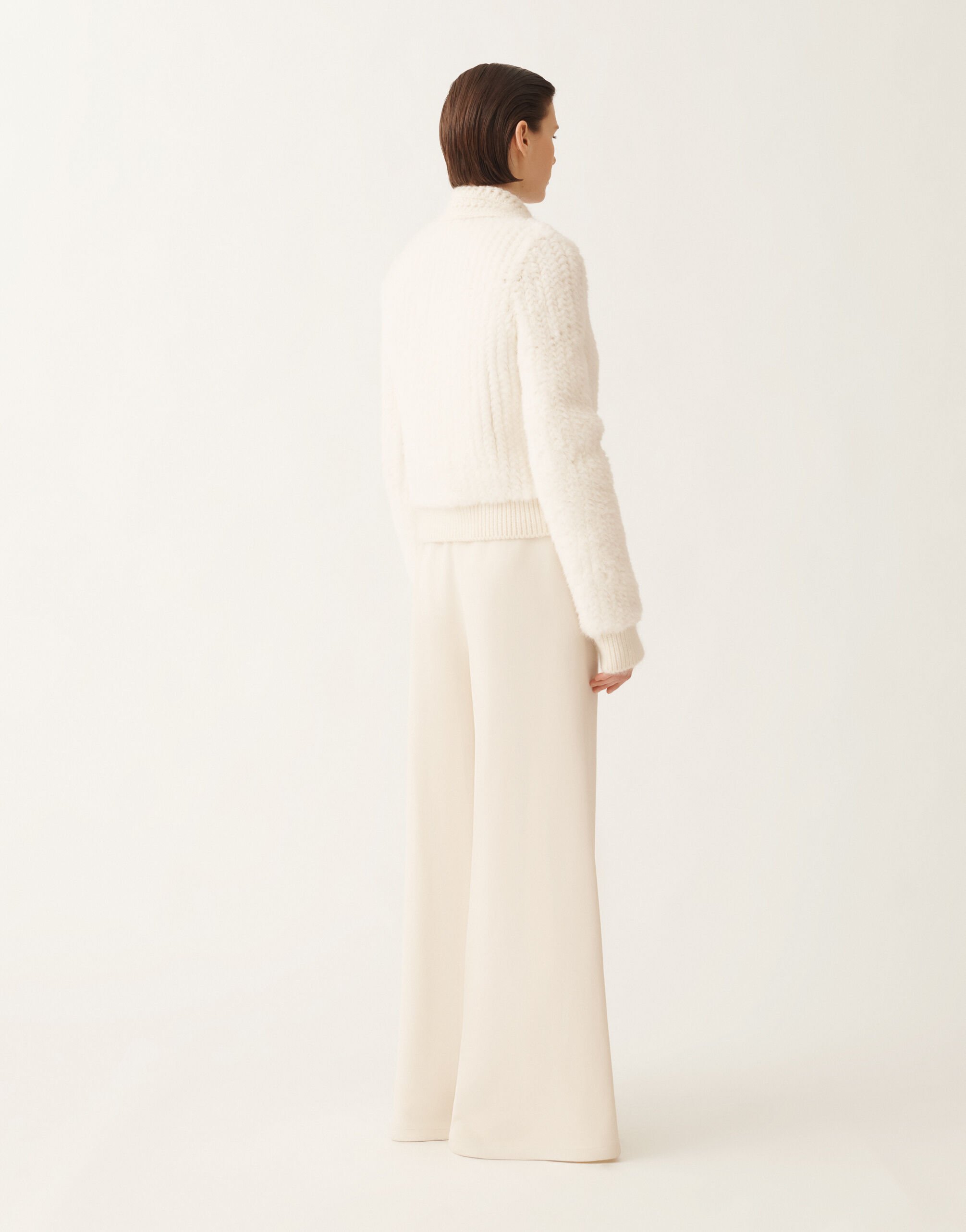 Fabiana Filippi Mink cardigan, white White PLD225F277L6460000