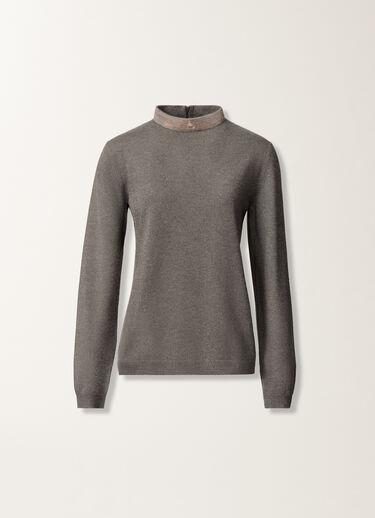 Fabiana Filippi Maglia in Platinum, piombo GRIGIO MAD215F092L5170000