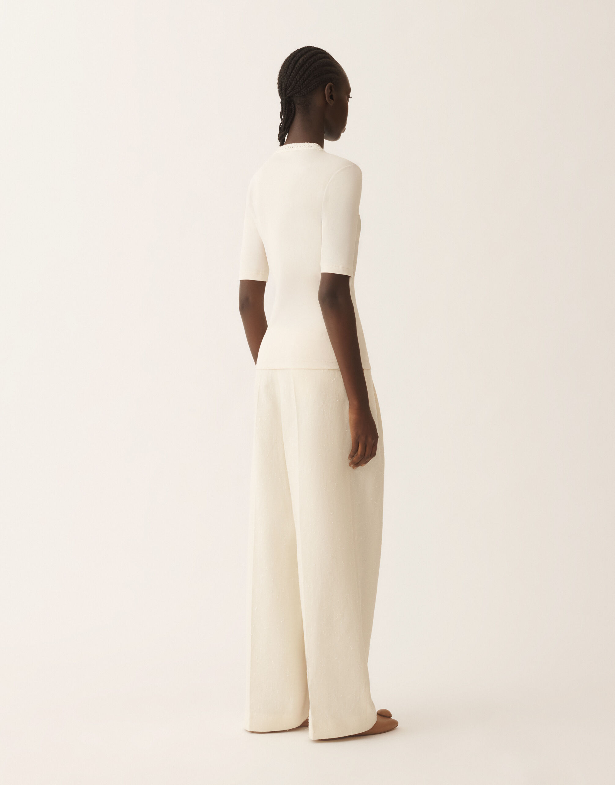Jersey T-shirt, butter for Women | Fabiana Filippi®