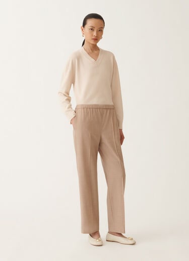 Fabiana Filippi Gubbio cool wool trousers, maple BEIGE PAD215F322L5230000