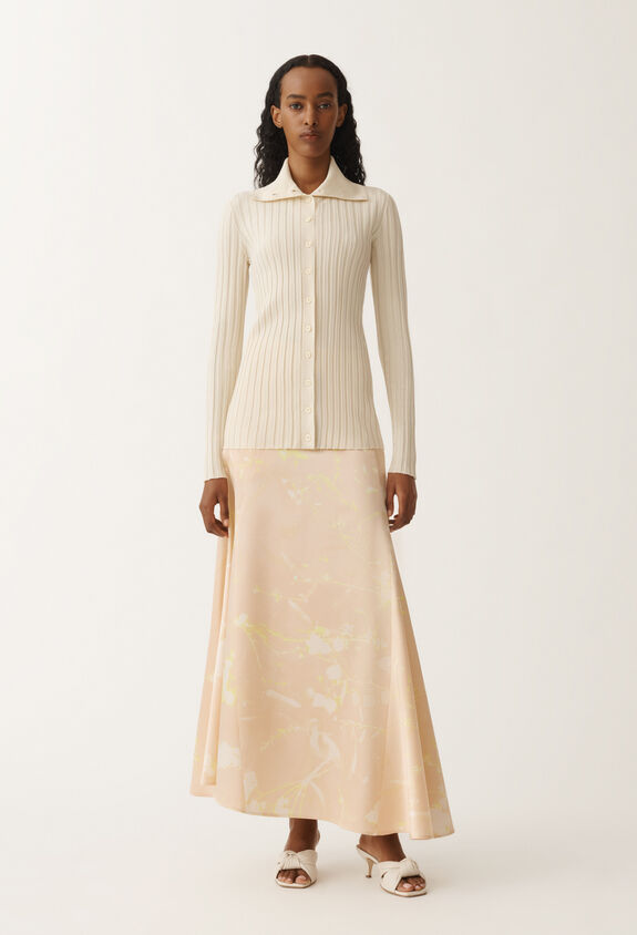 Fabiana Filippi Viscose sweater, putty WHITE MAD265F058D6550000