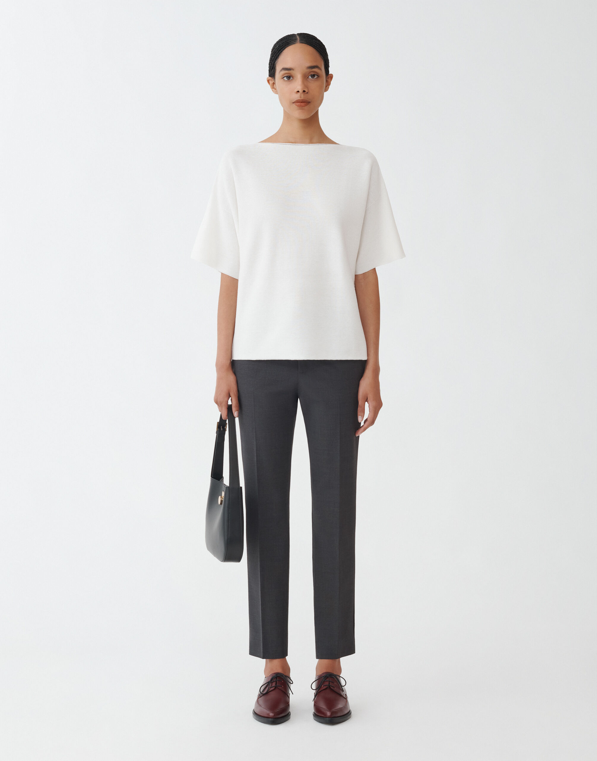 Fabiana Filippi Pullover aus Bio-Baumwolle, Weiß Weiß MAD264F097D2900000