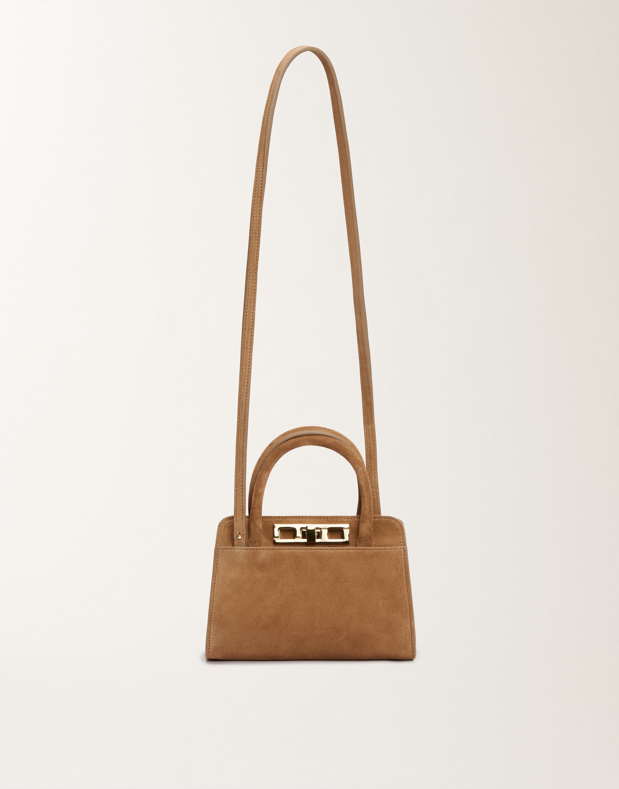 Fabiana Filippi Small suede handbag, wicker BROWN BGD215A853L8070000