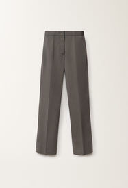 Fabiana Filippi Hose Deruta aus Baumwollgabardine, bleifarben GRAU PAD265F320L1920000