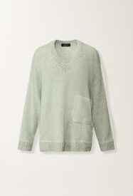 Fabiana Filippi Mouliné yarn sweater in Ghirri green Ghirri Green MAD266F111L7450000