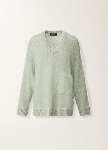 Fabiana Filippi Mouliné yarn sweater in Ghirri green Ghirri Green MAD266F111L7450000