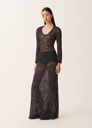 Fabiana Filippi Vestido en micro lentejuelas azul medianoche AZUL MEDIANOCHE ABD276F606D8640000