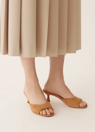 Suede mules, leather Fabiana Filippi Suede mules, leather Leather ASD266A838M0130000