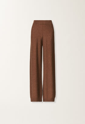 Fabiana Filippi Wool and silk trousers with sequins, mahogany BROWN PAD215F391D2960000