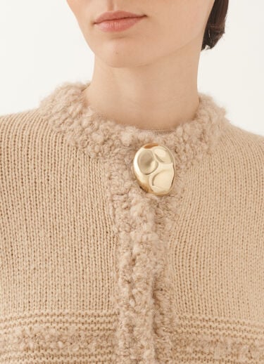 Fabiana Filippi Cardigan in cammello, albino MARRONE MAD215F126L5010000