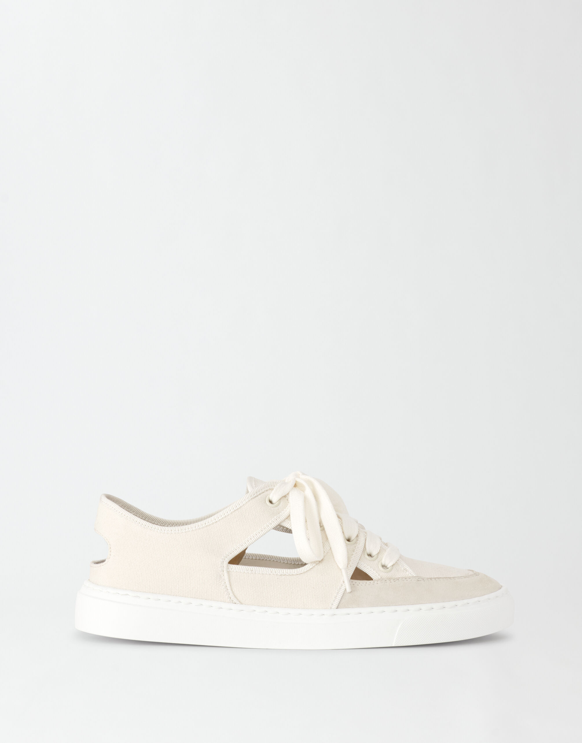 Fabiana Filippi Sneaker in canvas, burro ASD274A935H1390000