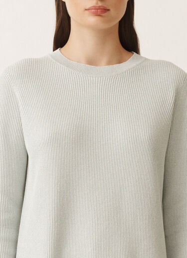 Fabiana Filippi Pull en coton biologique et lurex, vert d’eau VERT EAU MAD275F494L4520000
