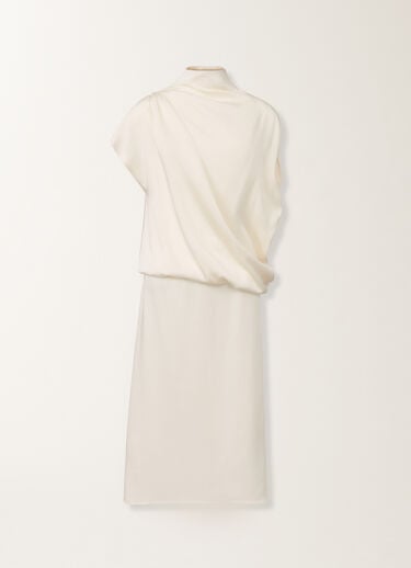 Fabiana Filippi Envers satin dress, butter WHITE ABD215F169L5960000