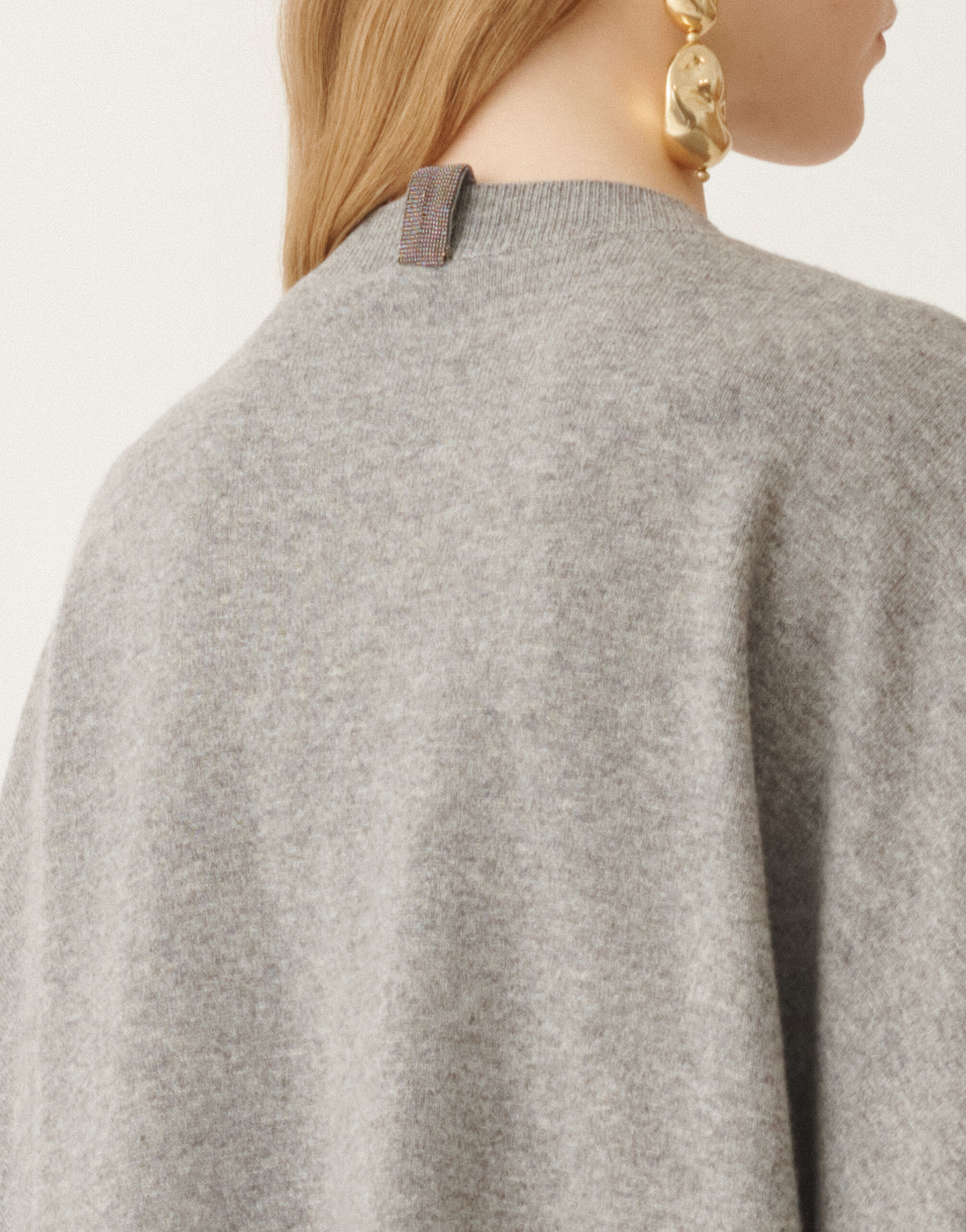 Fabiana Filippi Platinum sweater, rock grey GREY MAD215F047L5170000