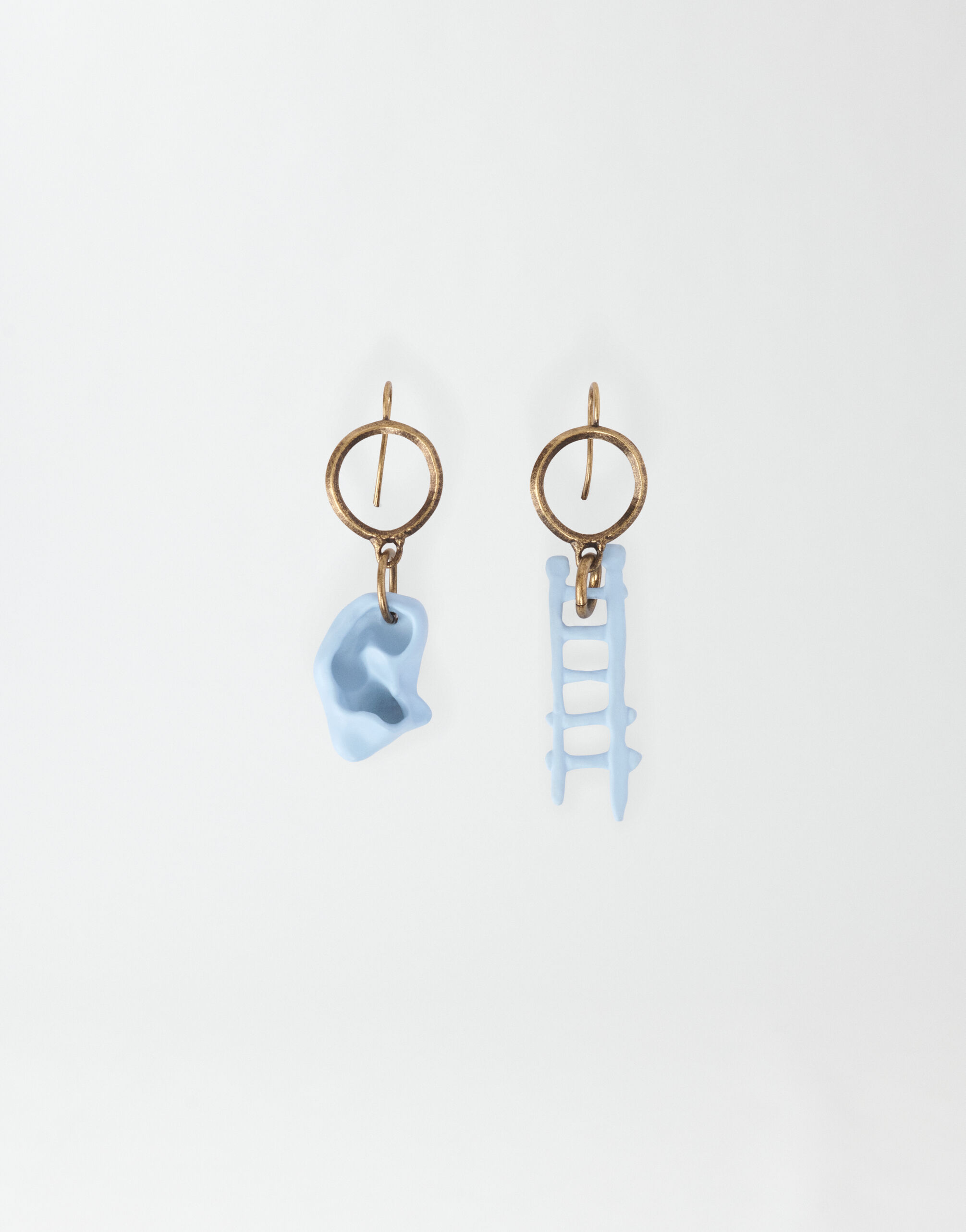 Fabiana Filippi Boucles d’oreilles pendantes en laiton écologique BXD274A964H1590000