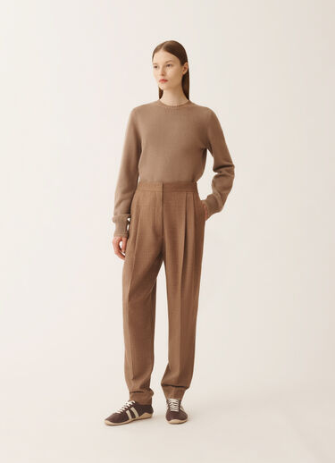 Fabiana Filippi Prince of Wales trousers, birch Beige PAD225F358L6310000