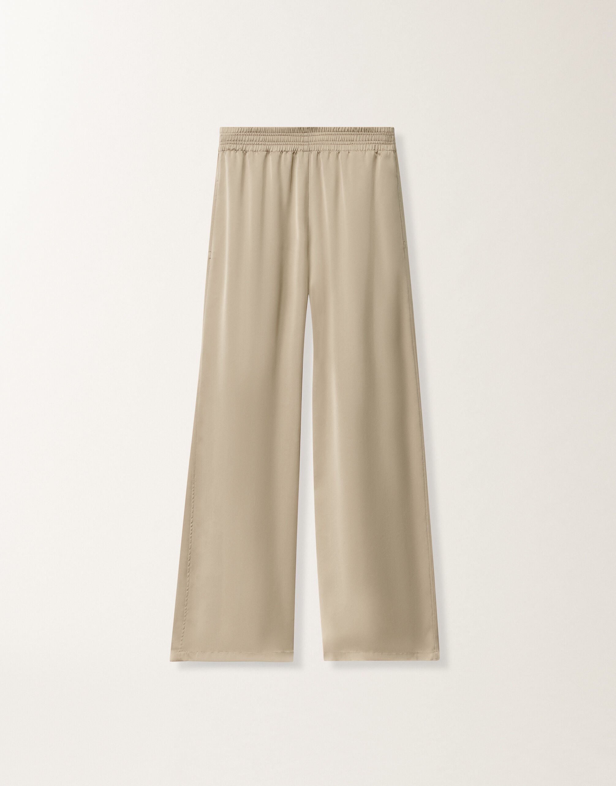 Fabiana Filippi Pantalon Amelia en satin de viscose, argile ARGILE PAD265F291D6230000