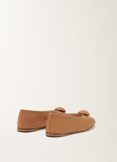 Fabiana Filippi Nappa leather ballet flat, leather sole Brown ASD266A807M0160000