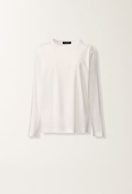 Fabiana Filippi T-Shirt aus Jersey, in optischem Weiß Weiß JED266F142L9020000