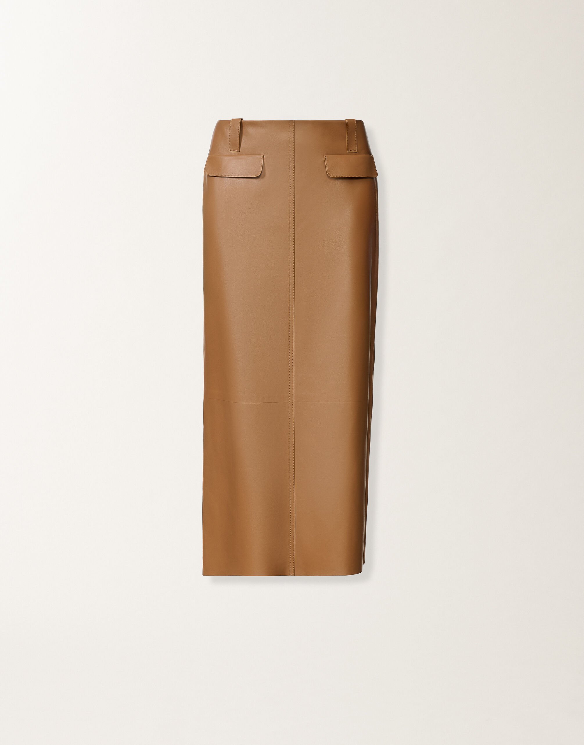 Fabiana Filippi Nappa lissé pencil skirt, wicker Wicker PLD266F267L7990000