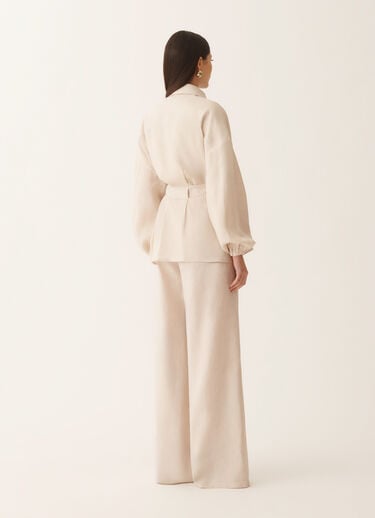 Feldjacke aus Leinen-Canvas, naturfarben Fabiana Filippi Feldjacke aus Leinen-Canvas, naturfarben NATÜRLICH GCD276F694D8350000