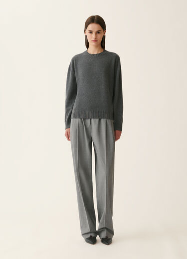 Platinum-Pullover mit Rundhalsausschnitt, Anthrazit Fabiana Filippi Platinum-Pullover mit Rundhalsausschnitt, Anthrazit Anthrazit MAD216F028M2810000