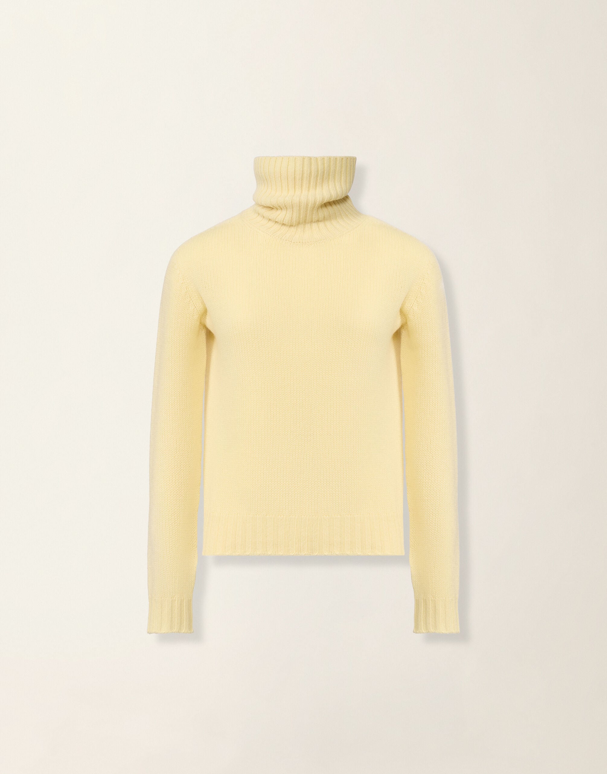 Cashmere turtleneck sweater, vanilla yellow Fabiana Filippi Cashmere turtleneck sweater, vanilla yellow Vanilla yellow MAD226F460N9000000