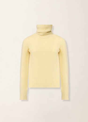 Cashmere turtleneck sweater, vanilla yellow Fabiana Filippi Cashmere turtleneck sweater, vanilla yellow Vanilla yellow MAD226F460N9000000