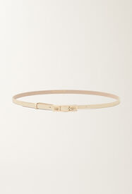 Fabiana Filippi Pastel yellow saffiano belt Yellow AAD266A037M0010000