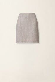 Fabiana Filippi Minigonna in tweed, granito Granito GND216F325M2570000