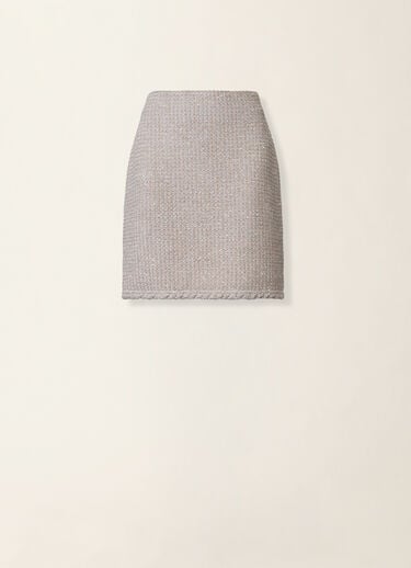 Fabiana Filippi Minigonna in tweed, granito Granito GND216F325M2570000