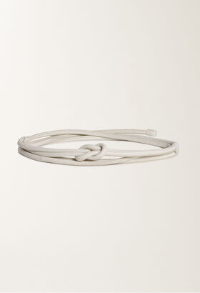 Fabiana Filippi Nappa leather belt, white WHITE AADC02A034L4250000