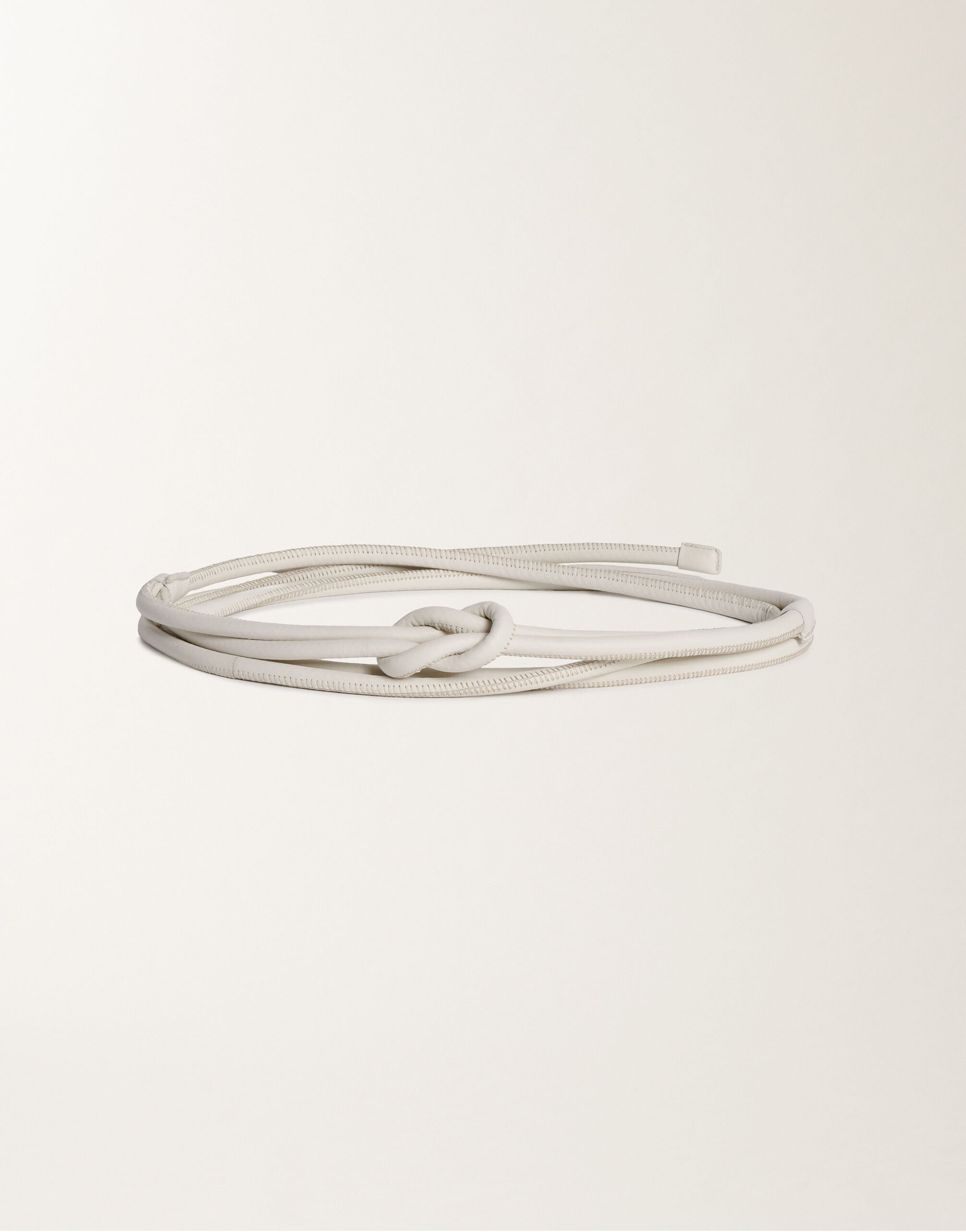 Fabiana Filippi Nappa leather belt, white WHITE AADC02A034L4250000