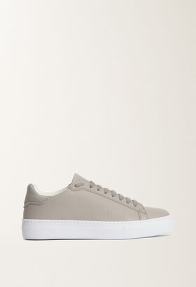 Fabiana Filippi Grained leather sneakers, stone BUTTER ASD274A926H1400000