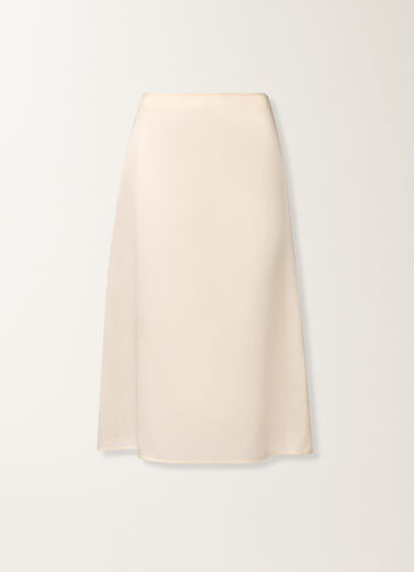 Fabiana Filippi Water-reflective organza midi skirt, butter Butter GND266F406D9420000