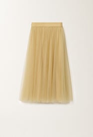 Fabiana Filippi Gonna in tulle, oro GIALLO GND265F367L1860000