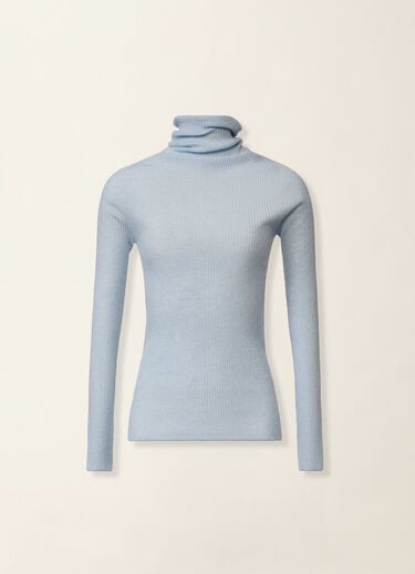 Pullover aus Platinum, hellblau Fabiana Filippi Pullover aus Platinum, hellblau Hellblau MAD216F021D2300000
