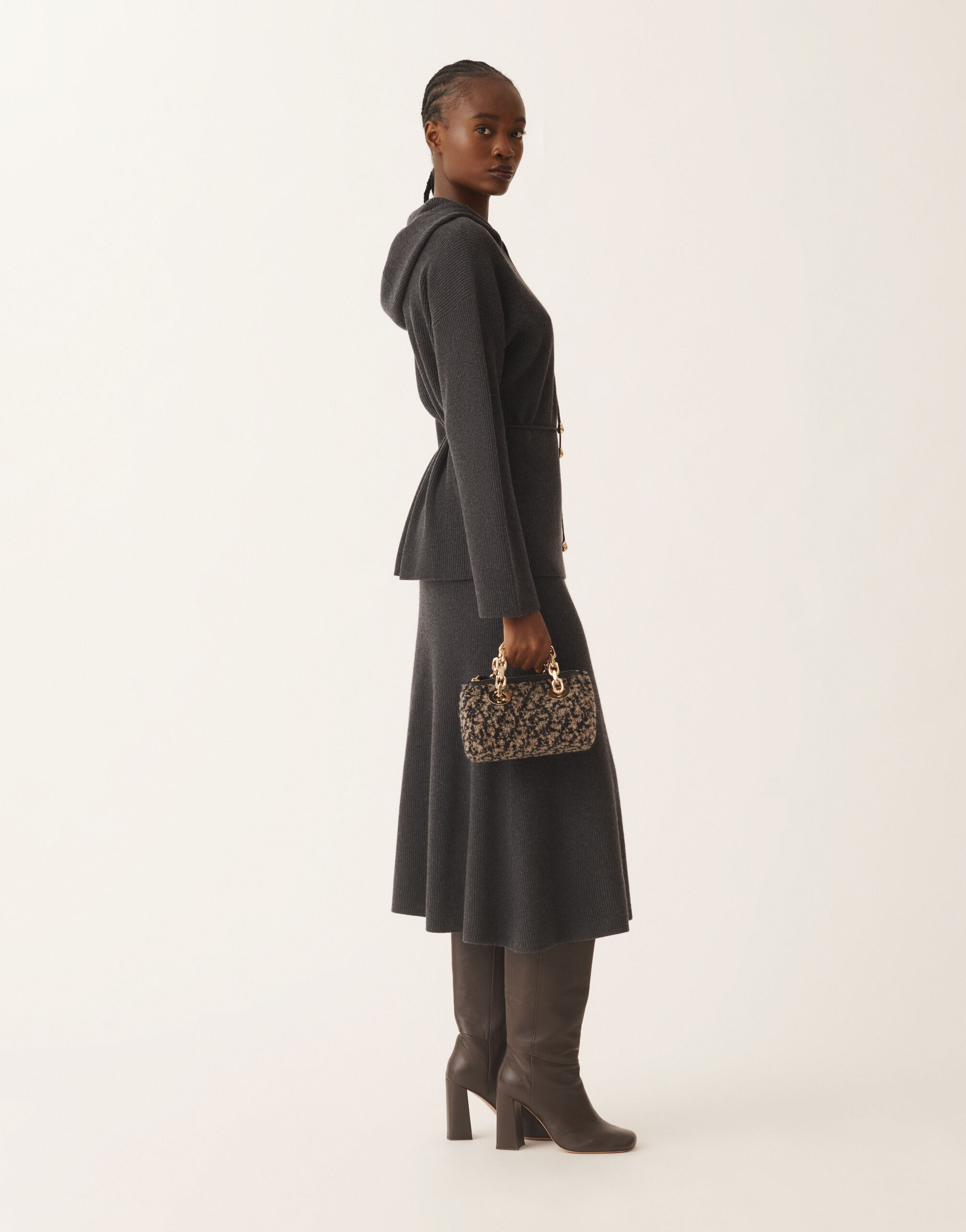 Fabiana Filippi Platinum sweater, grey denim Grey MAD225F738N1280000