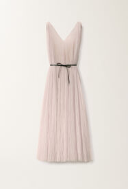 Fabiana Filippi Kleid aus plissiertem Tüll, malve LAVENDEL ABD275F622L3860000