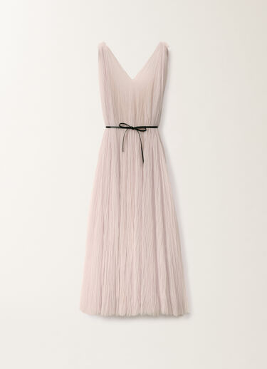 Fabiana Filippi Pleated tulle dress, mauve LAVENDER ABD275F622L3860000