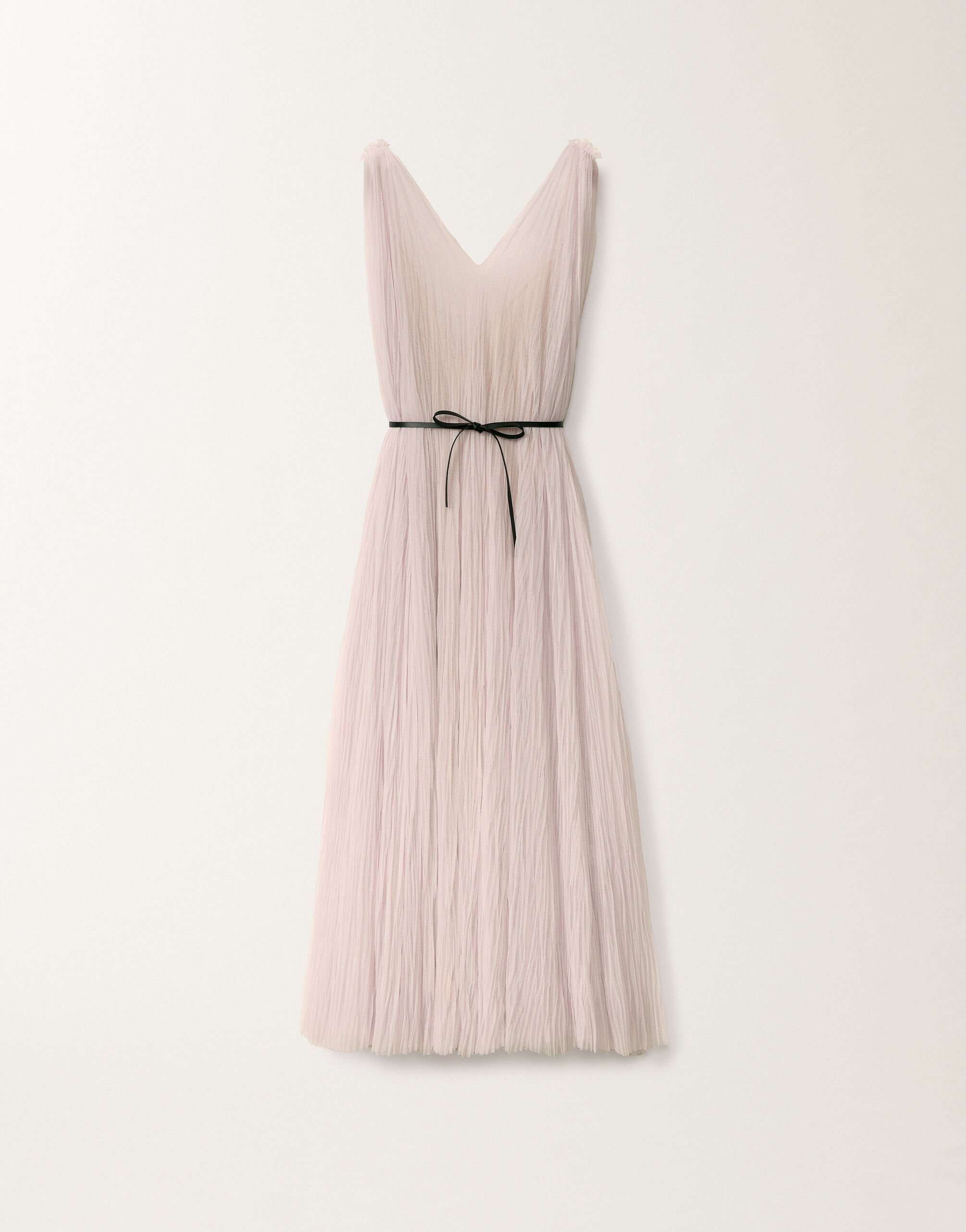 Fabiana Filippi Pleated tulle dress, mauve LAVENDER ABD275F622L3860000