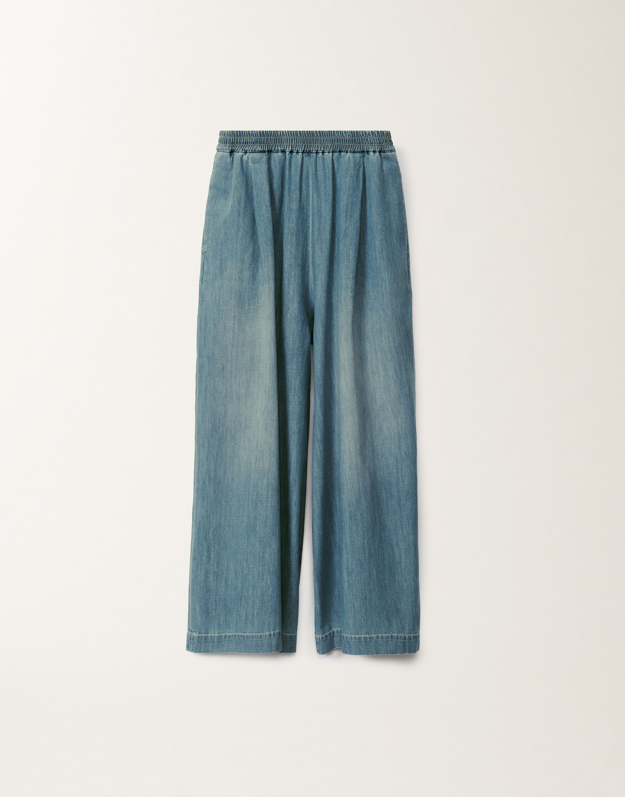 Fabiana Filippi Pantalon en chambray, bleu clair BLEU PAD275F386L3460000