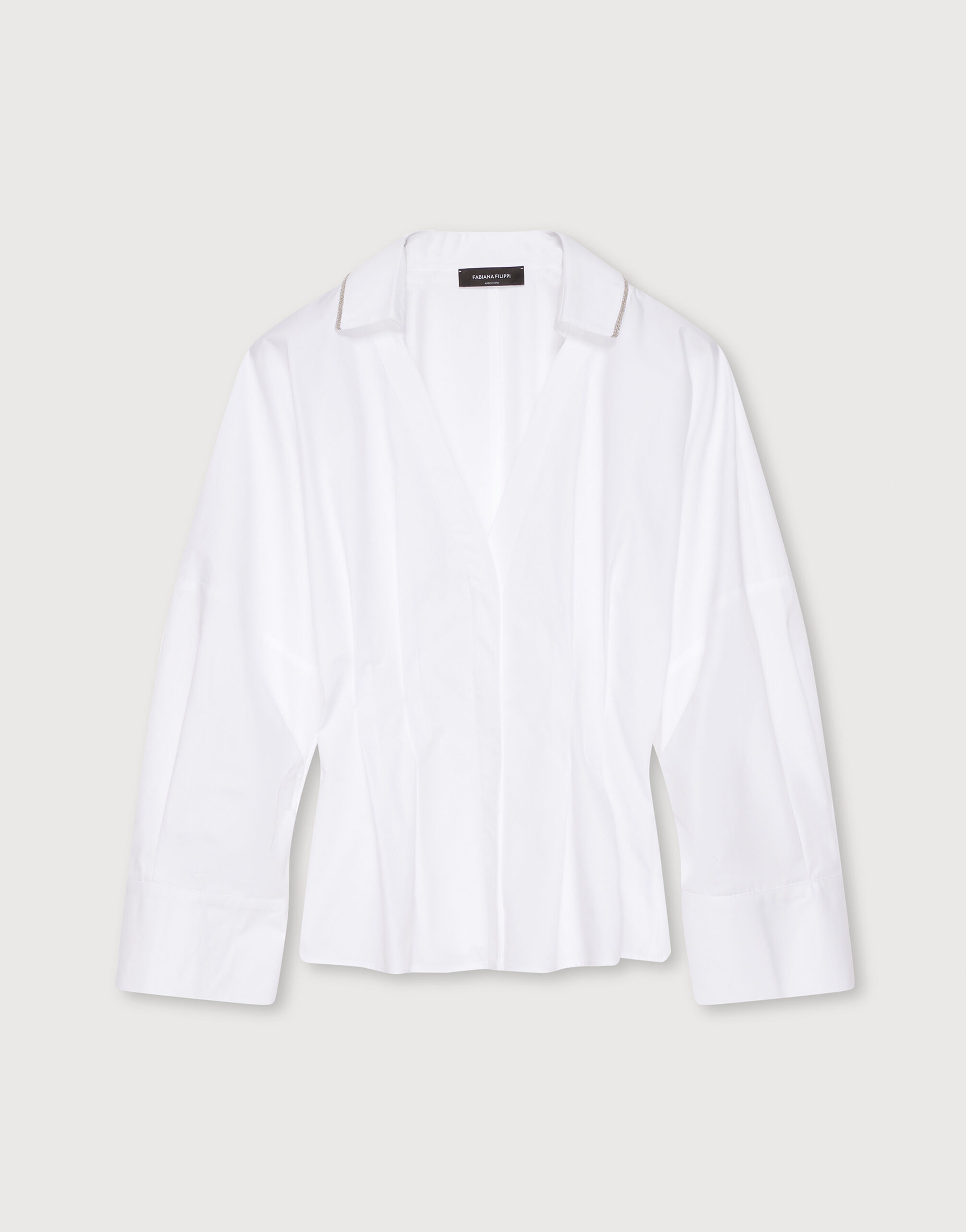 Camicie di cotone bianco discount