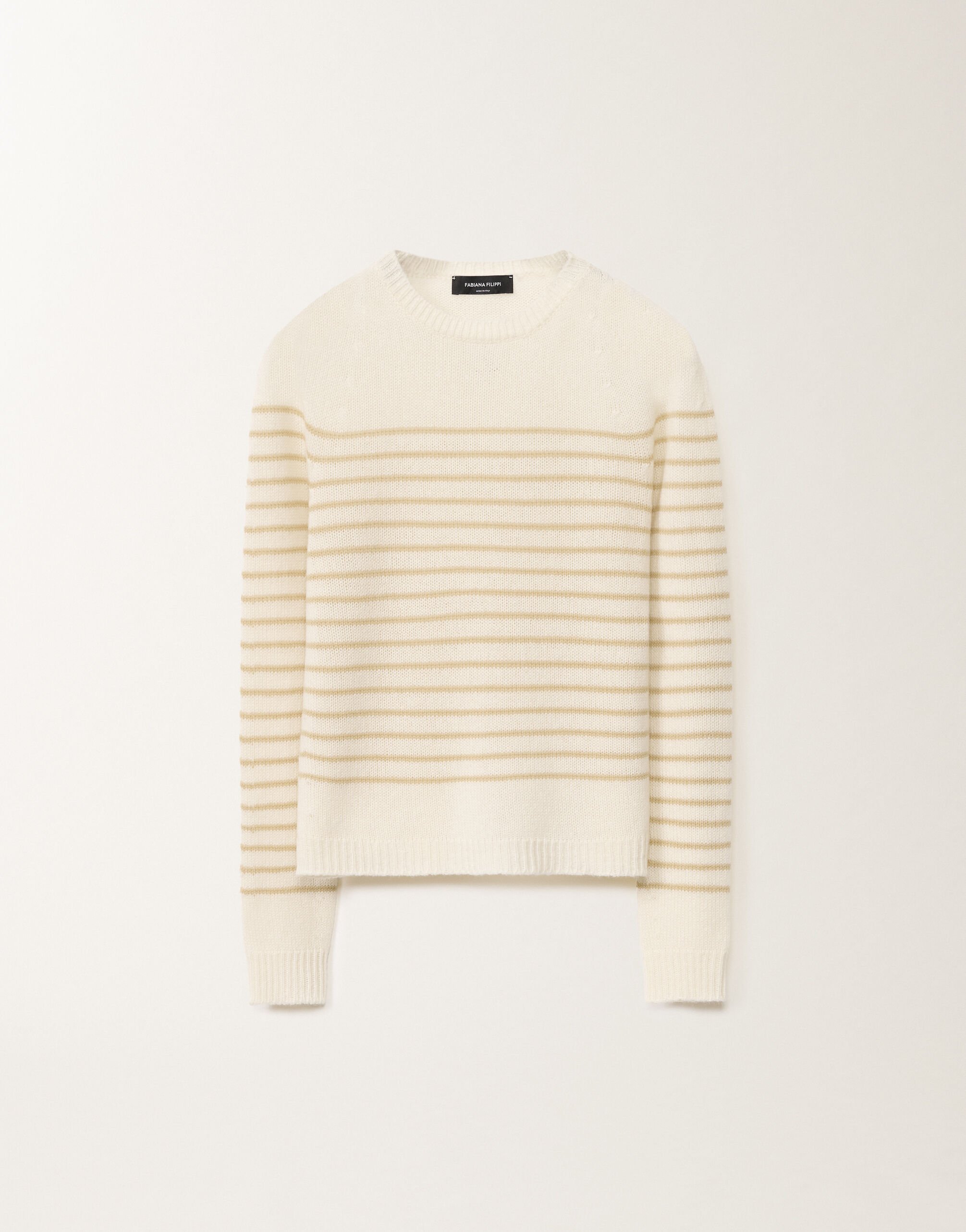 Fabiana Filippi Brushed cashmere pullover, gold YELLOW MAD265F031L2200000