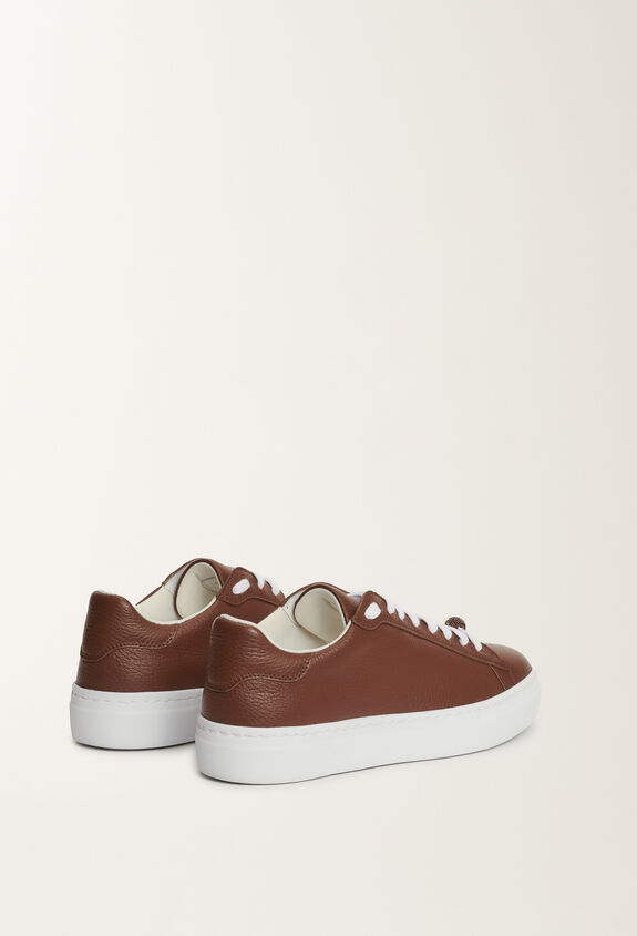 Fabiana Filippi Vintage nappa leather sneakers, mahogany BROWN ASD215A939L8040000