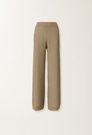 Fabiana Filippi Pantalon en laine et soie à paillettes, olive VERT PAD215F391D2960000