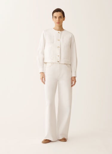 Jeansjacke, Weiss Fabiana Filippi Jeansjacke, Weiss WEISS GCD276F658M1370000