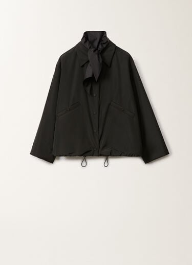 Fabiana Filippi Giacca coach in taffetà tecnico, nero NERO CTD265F247L1930000