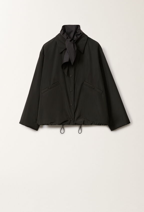 Fabiana Filippi Veste Coach en taffetas technique, noir NOIR CTD265F247L1930000