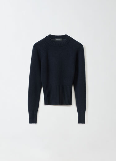 Fabiana Filippi Pullover aus Kaschmir-Gaze, Mitternachtsblau Mitternachtsblau MAD264F052N9000000